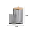 Translucent gray cylindrical cap