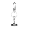 Pendentif couleur acier fermoir bec d'aigle