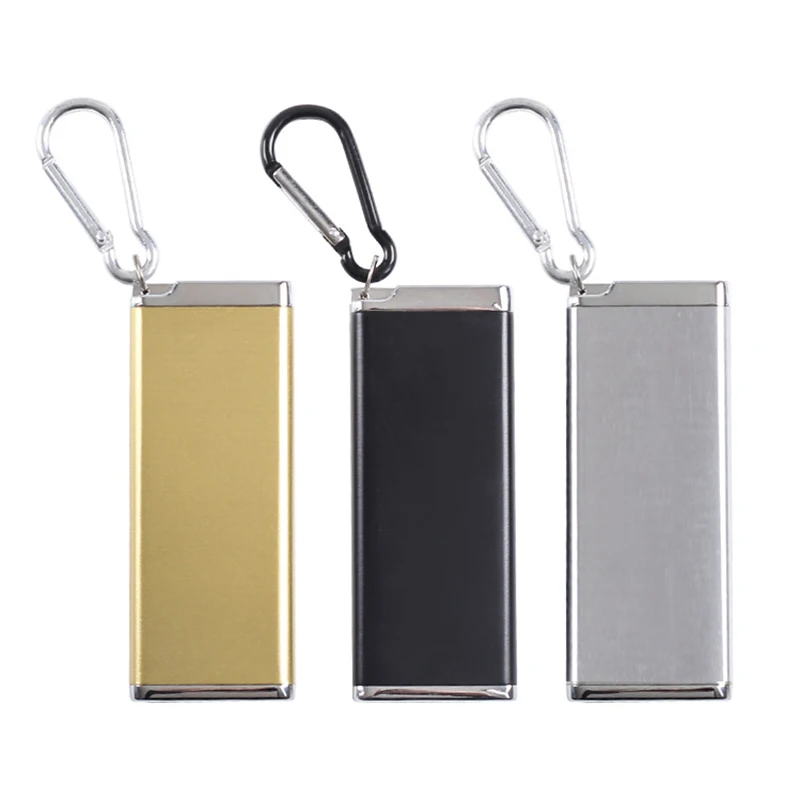 QZH Aluminum Alloy Cigarette Case Men Portable Metal Cigarette Box Creative  Male Cigarette Holder can Accommodate 8