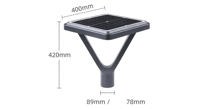 Solar Garden Light Modern Popular LED Solar Lights Outdoor Waterproof Courtyard Garden Lights manufacture