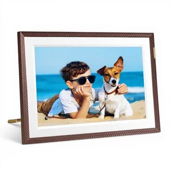 For WiFi Digital Photo Frame 15.6 Inch 1280x800 32GB Full HD IPS Touch Screen Auto Rotate Share Photos/Videos Music Alarm ABS detail image