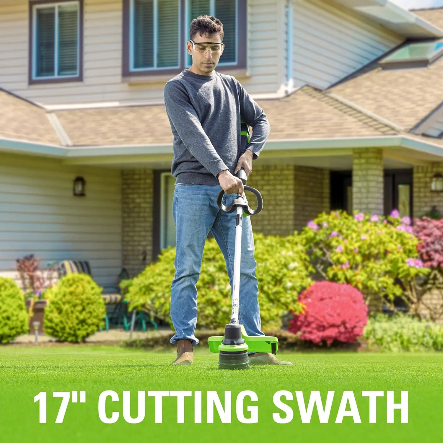 Greenworks 40V 17 Inch Brushless String Trimmer Tool Only, China