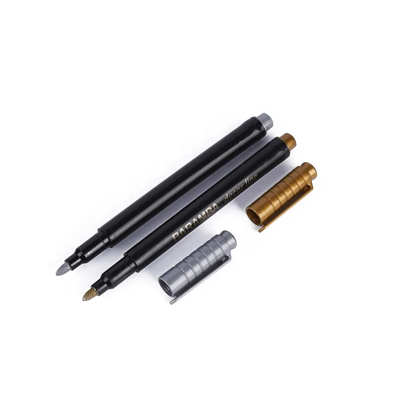 Metallic Markers Fine Point Metallic Marker Pens for Black Paper, Art Rock Painting