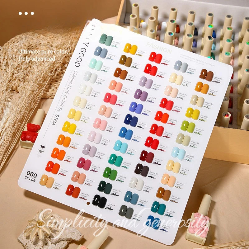 Teddy Bear 60 Colors UV Gel Nail Polish Set 15ml - Eco-Friendly