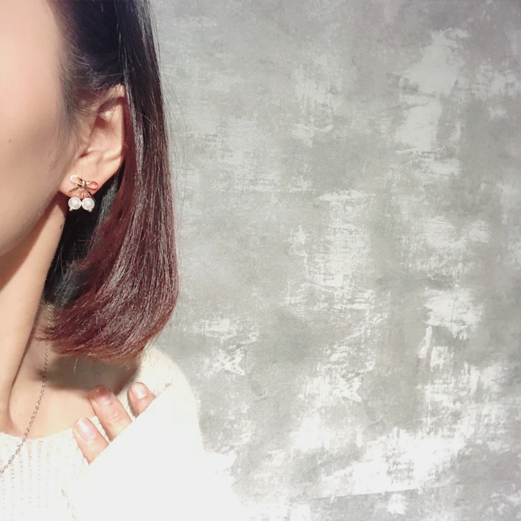 Custom Wholesale India Newest Two Pieces Sword Key Lock Bow Sailor Silver Gold Plated Earrings for Women and Girls