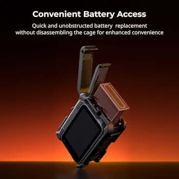 For SmallRig Insta360 Ace Pro 2 Utility Frame Cage Supports Horizontal Vertical Action Camera Mounting Frame Claw Cold Shoe detail image