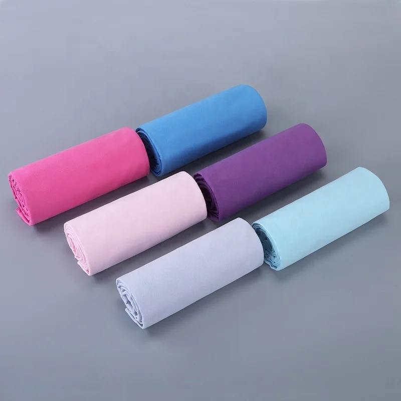 Atacado Toalha de Ginásio Esportiva em Microfibra de Veludo com Secagem Rápida, Logotipo Estampado, Personalizada, Bolsa de Viagem em Malha, Mais Cores Disponíveis