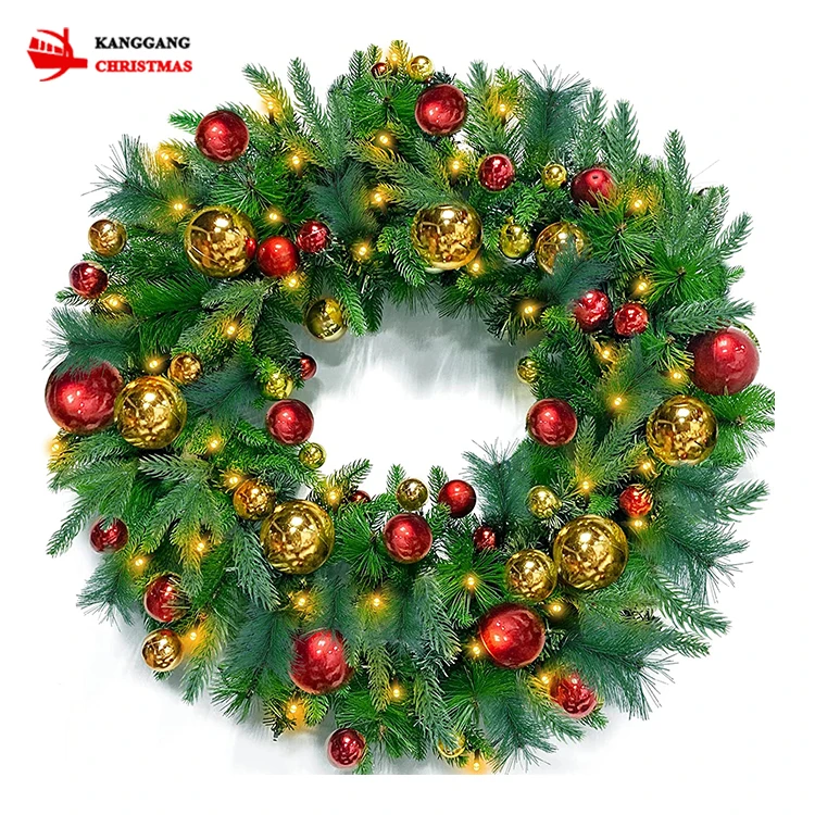 large battery operated outdoor wreath