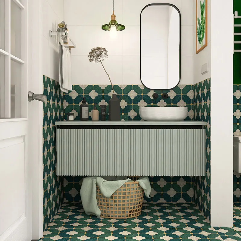 Vintage Moroccan Style Ceramic Tiles for Kitchen & Bathroom