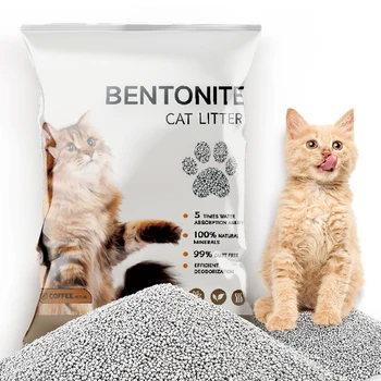 Eco Friendly Cat Litter Cat Litter Sand Bentonite Cat Litter Easy Clean Arena De Bentonita Para Gatos