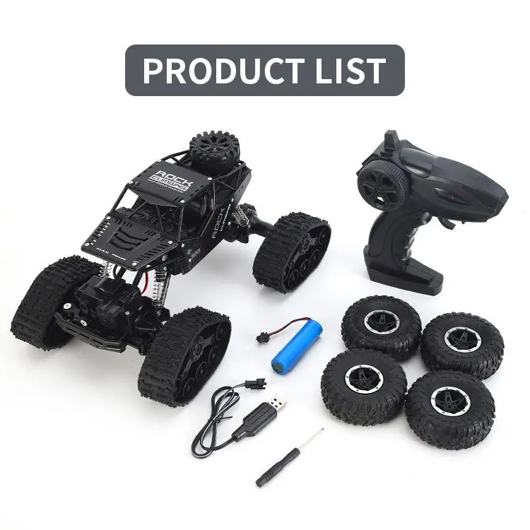 High Speed Radio Control  Triangle Tires Electric Climbing Car Toys