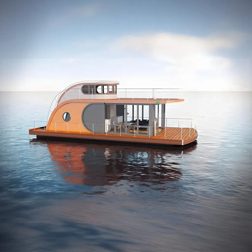 Floating Container Berth Floating Modular Prefabricated Boathouse Container Homes