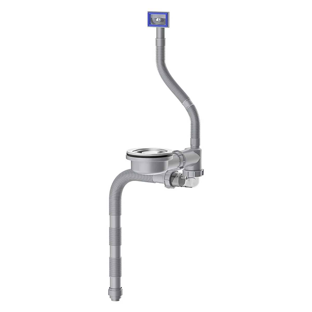 201 stainless steel national standard water seal is designed toprevent odors and insects drain pipe704-1
