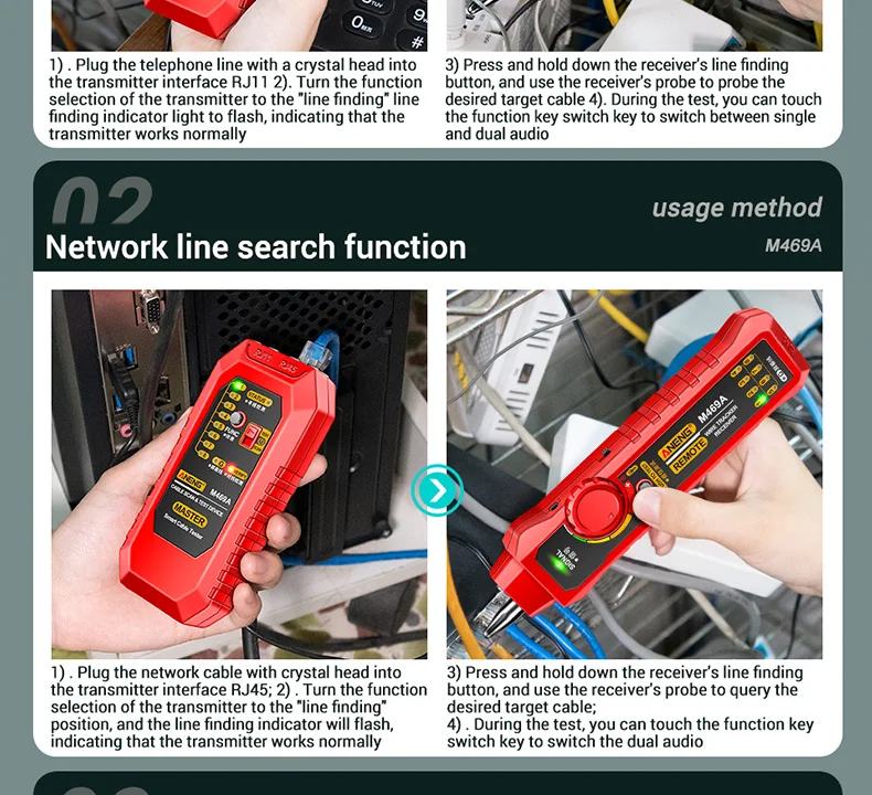 RJ11 RJ45 Power Multi Cable Tester - Reliable Network Solutions
