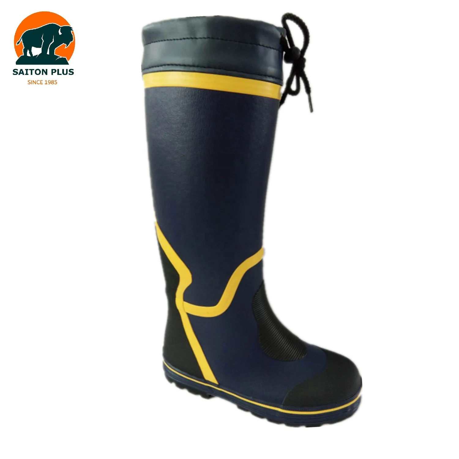 Saiton плюс снегом Рыбалка двор охотничьи сапоги рыбацкие оптовая продажа регулируемая шнуровка рабочие ботинки