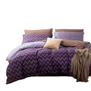 Polyester Soft Microfiber Fabric  90gsm Bedsheets Duvet Duvet Cover Bedding Set