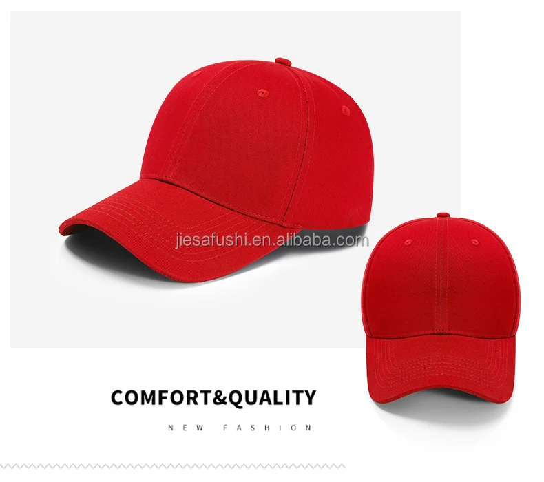 Wholesale Customized Baseball Cap 6 Pieces Men And Women High Quality