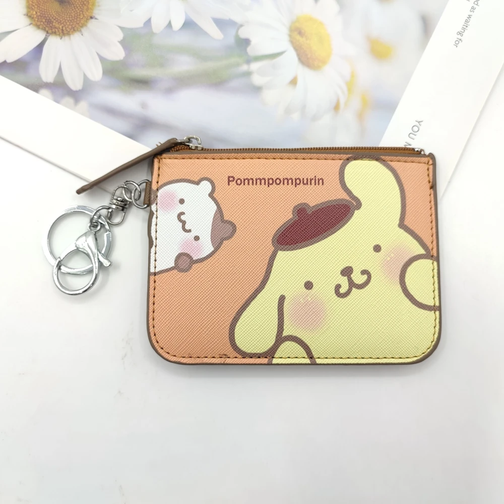 Kawaii My Melody Kuromi Pendant Cinnamoroll Pompom Purse Pvc Cartoon ...