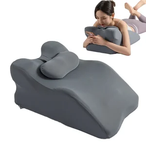 Ergonomic Memory Foam Cervical Pillow Comfortable Body Positioner for Sleep Face Reading Airplane Camping Phone Use
