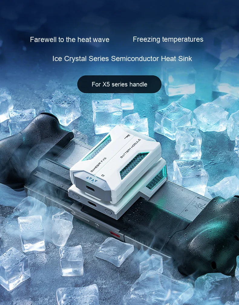Gamesir Fx5 Ice Crystal Semiconductor Radiator X5Lite Dedicated Game Controller Case Compatible Phone Cooler Battery Version