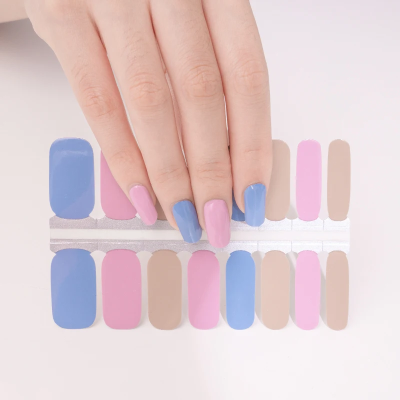 Huizi Factory Supplier New Factory OEM Non Toxic Kid Gel Nail Polish Strip