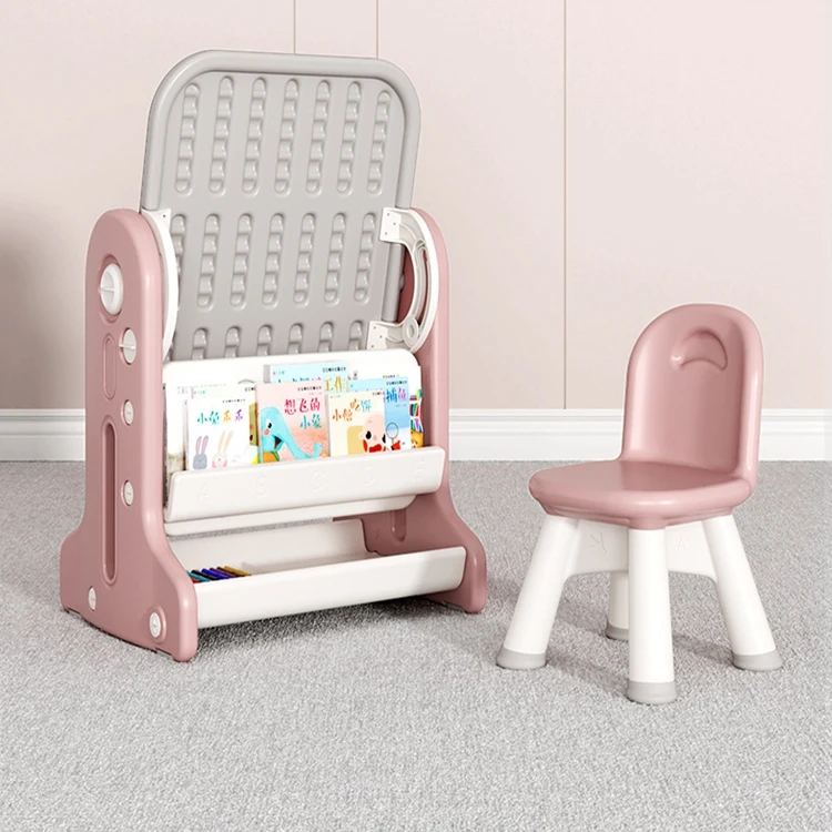 Сборная домашняя мебель для малышей пластиковый детский стол и мольберт настольные столы детский стол для чтения пластиковый детский стол и