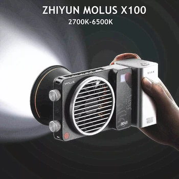 ZHIYUN Molus X100 100W COB LED Light Photography Lighting Outdoor Photo/Video Shooting Handheld Portable Pocket Light detail image