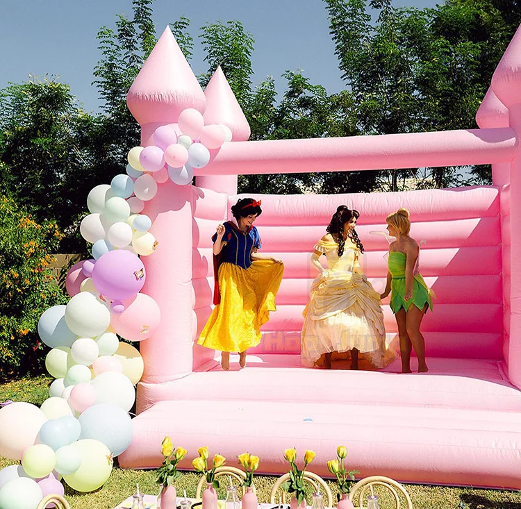 Moonwalk Outdoor Commercial Bounce House For Kids Inflatable Mini