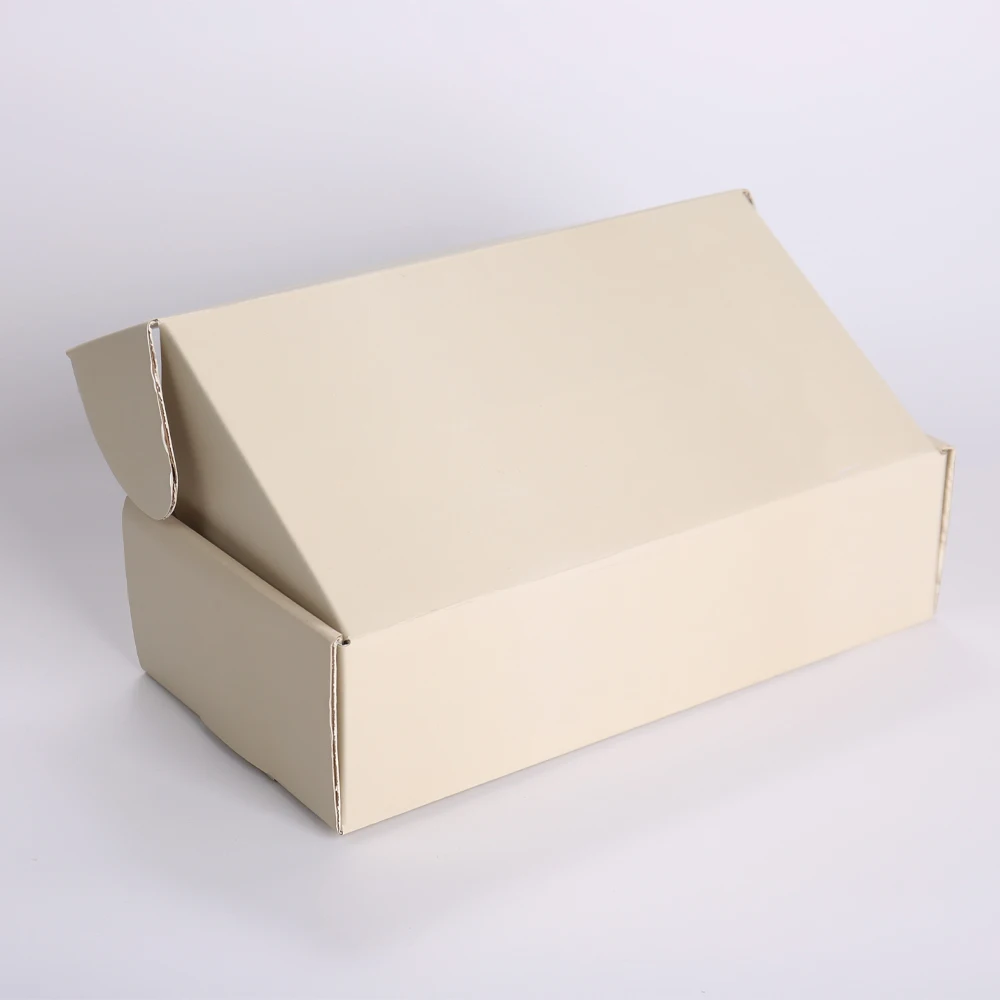 product custom shipping mailer corrugated paper box for clothing  shoes hot stamping print logo folding paper package box-6
