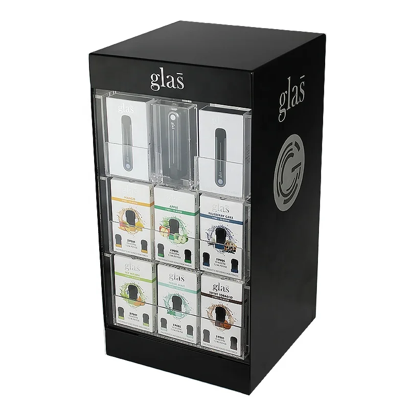 Acrylic Lockable Display Stand Cigarette Display Stand Smokeless