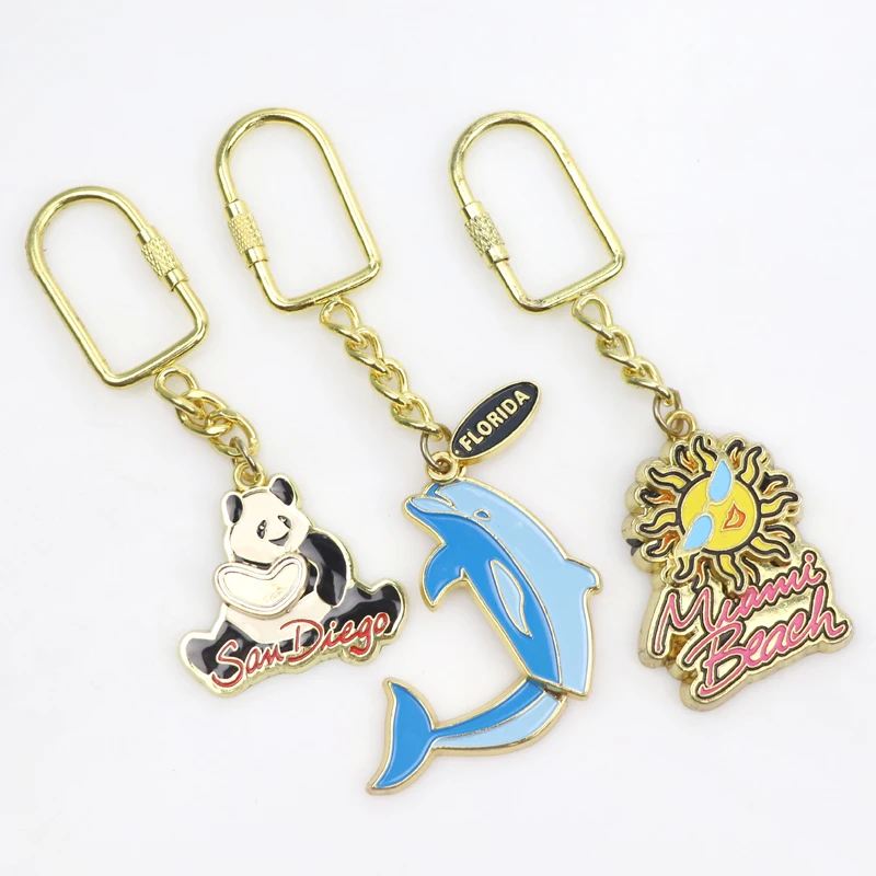 Personalized Unique Style Colorful Surfboard Keychain Summer Ocean