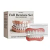 Juego de dentaduras postizas (superior + inferior + adhesivo 50g)