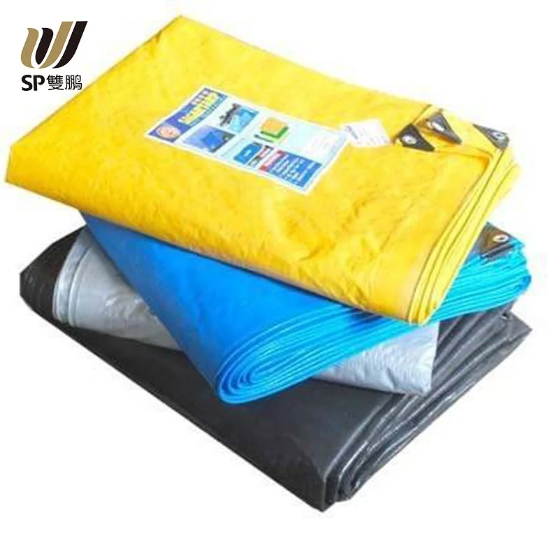 SP High Quality Multi-Usage Reinforced Cover 100% PE PP Woven Fabric Waterproof Tarpaulin