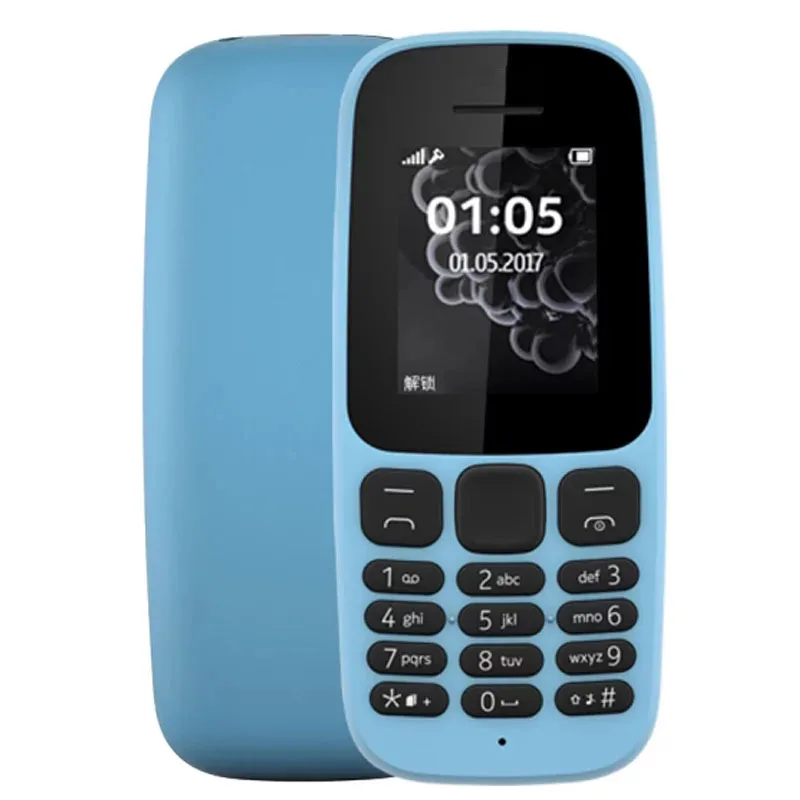 New Nokia 105 Single SIM Unlocked GSM Mobile Phone FM Radio Basic