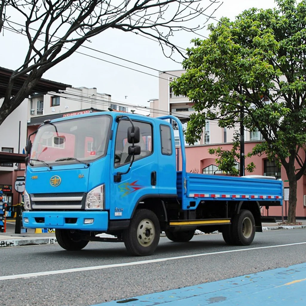 Competitive Price 5 Ton Mini Cargo Truck New Diesel Van with Refrigerator Left Steering Rear Camera Euro 5 Emission Standard