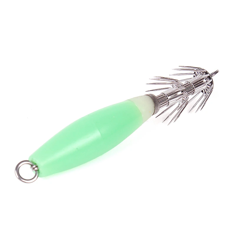 Glow In Dark Luminous Bulb Jigs Trolling Octopus Fishing Lures Hard ...