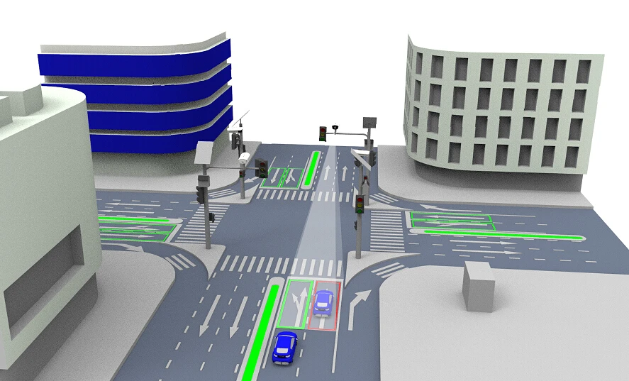 Video Camera Detector With Priority Release Function Traffic Video Camera  Detection-traffic Controller