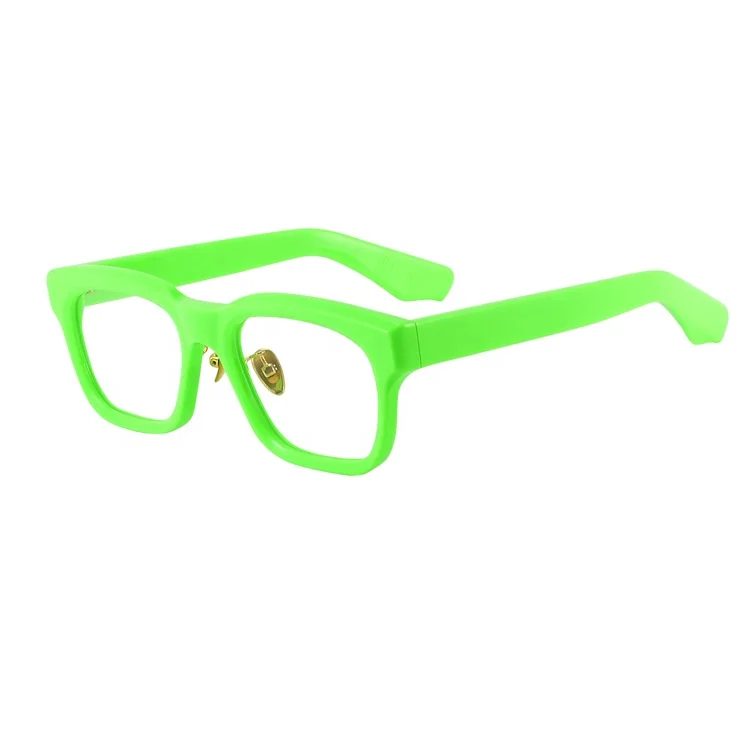 Transparent Reading Anti Blue Light Blocking Trendy Bio Acetate Optical Glasses Eyeglasses Frames