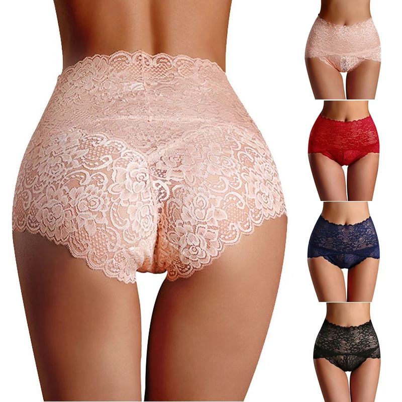 high waist lace panties women's knickers