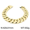 42*3.1*0.85cm-collar dorado brillante