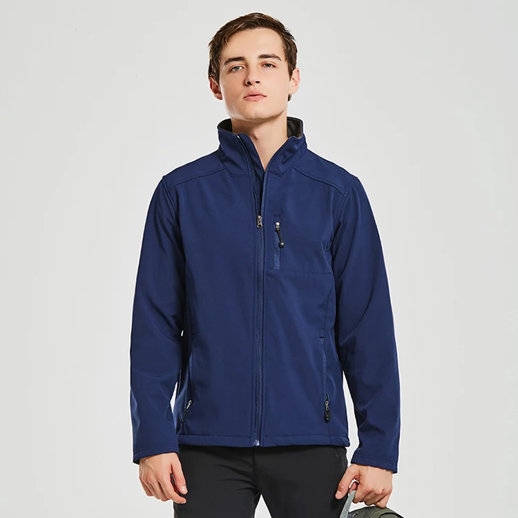 Stock Men Winter Waterproof Softshell Breathable Membrane 3Layers Bonded Fleece Windbreaker Outdoor Autumn Coat Jacket_voghion.com