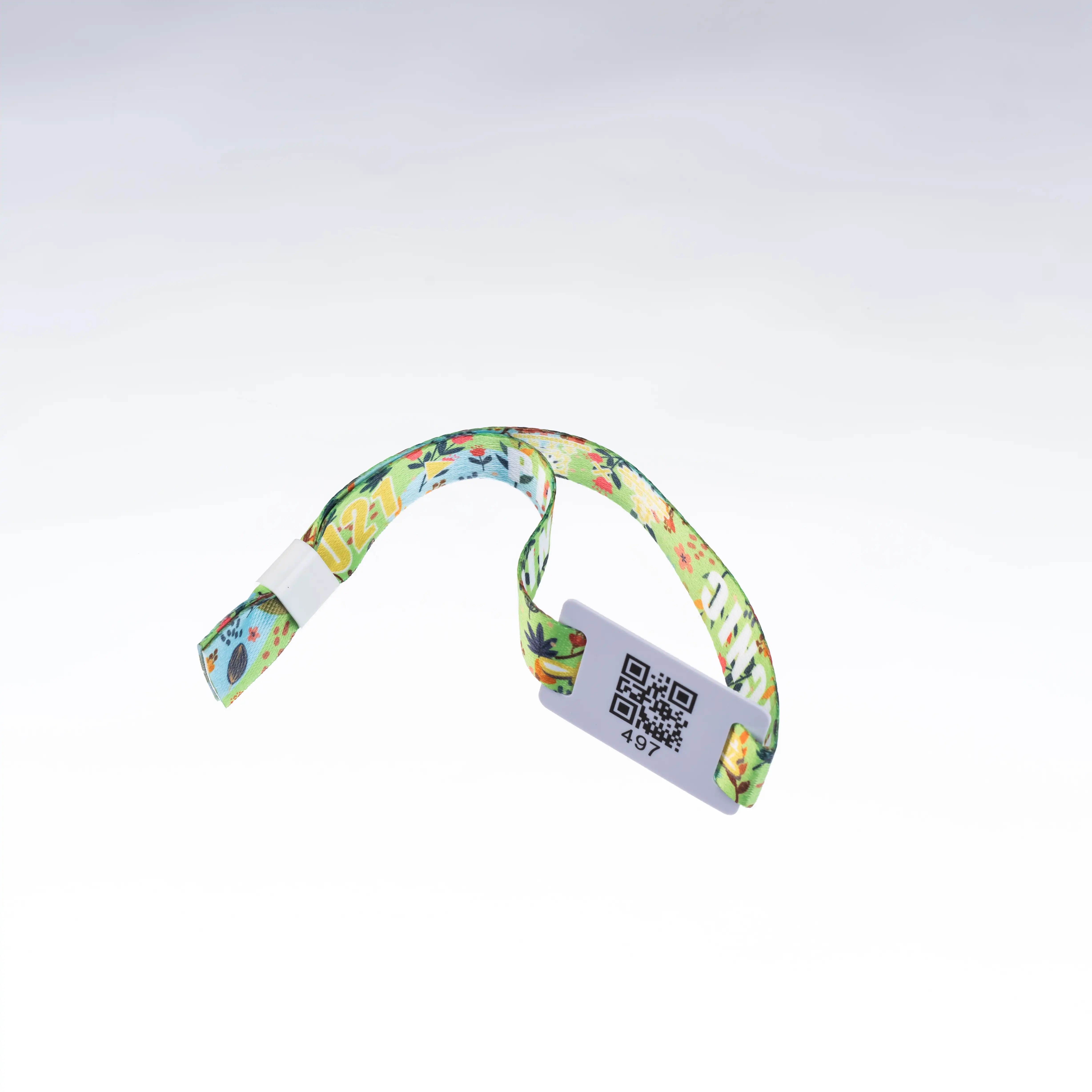 13.56mhz Long Range Rfid Wristband Nfc Tag Smart Chip Rfid Woven Fabric ...