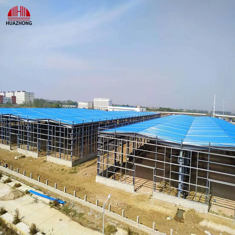 Metal Light Weight Workshop Factory Poultry House Steel Shed Prefabricated Modular Steel Structure Building Warehouse