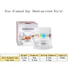 Transparent Hand-painted Star Diamond Stress-Relieving Cup