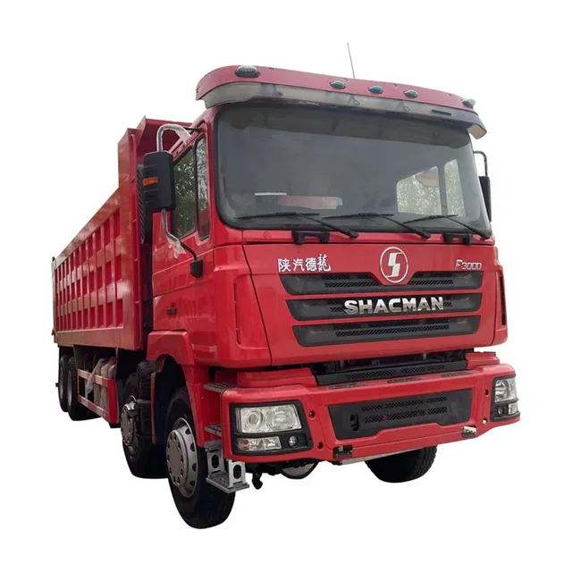 Used good quality SHACMAN F3000 dump Truck 8x4 LHD heavy duty dumper truck euro2 380 HP tipper truck for sale