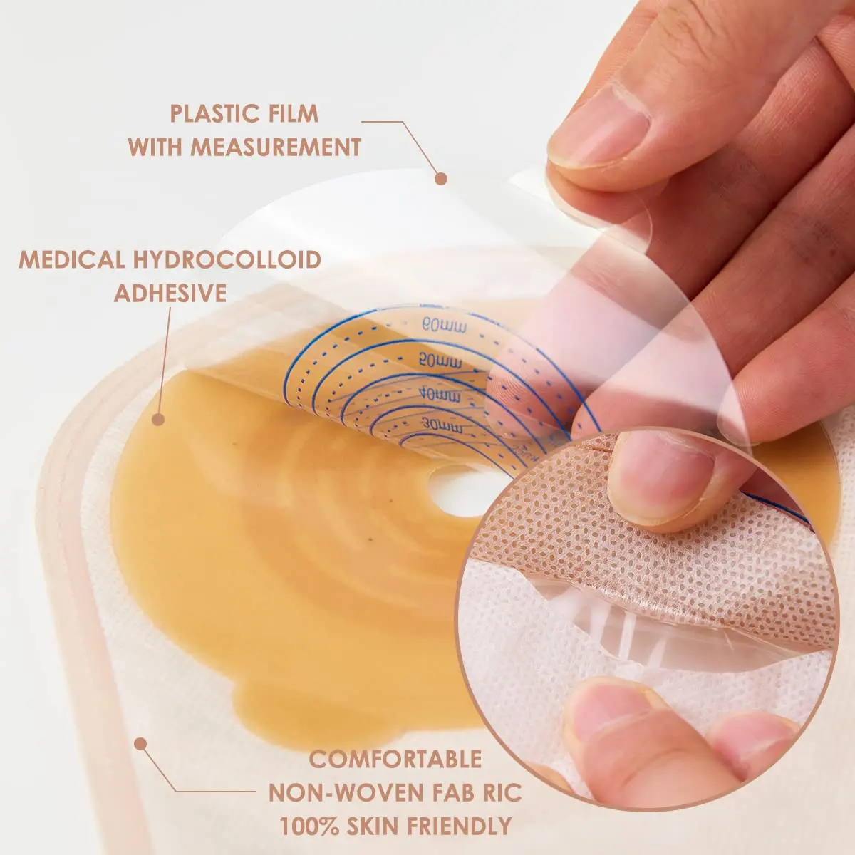 Manufactory On Stock Onepiece Colostomy Bags Machine Ostomy Stoma Bag