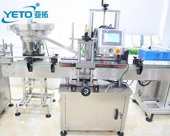 Yeto Full Automatic Capping Machine With Cap Feeder,Cosmetic Bottle Cap ...