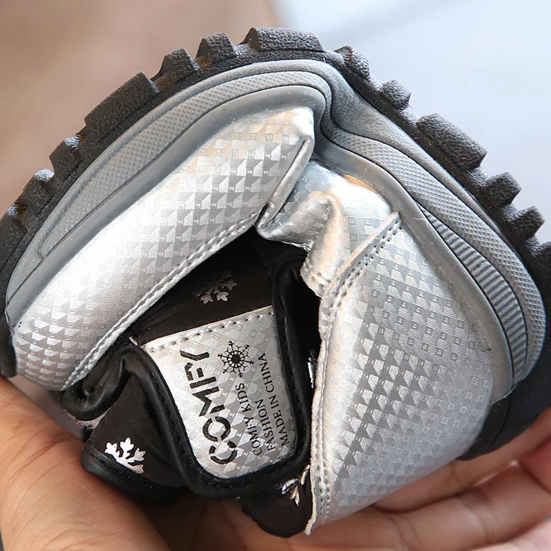 Прямая поставка, зимняя теплая детская обувь, детские ботинки, водонепроницаемая детская обувь, ботинки для девочек и мальчиков, идеальные Детские аксессуары