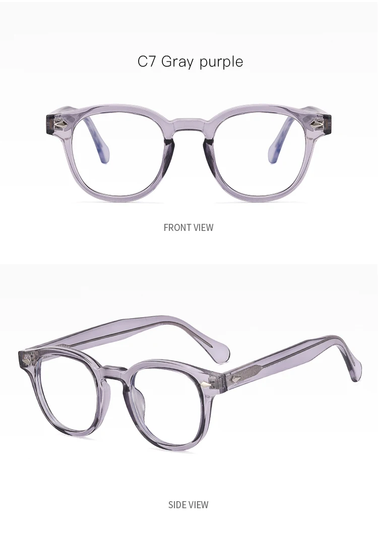 Square Anti Blue Light Glasses Small Frame Women Men Optical Computer