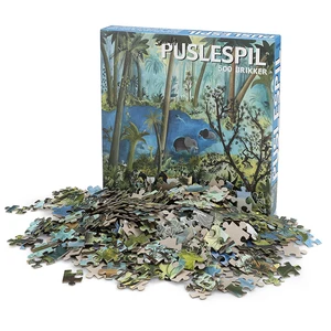 Professional 500-Piece Custom Printing Puzzle Unisex Educational Cartoon DIY Toy Paper Material Jigsaw Puzzle for Adults